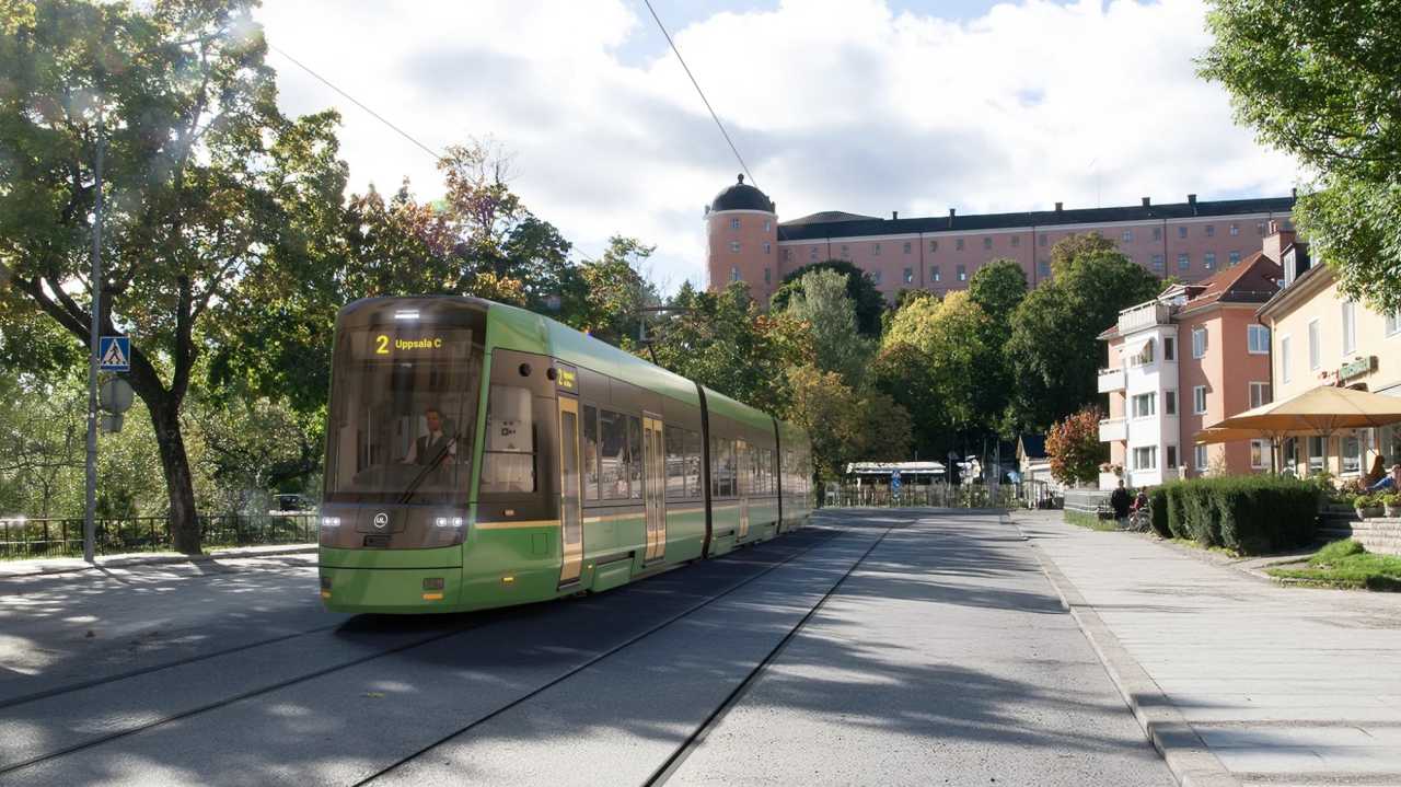 Så här ser Uppsalas spårvagnar ut
