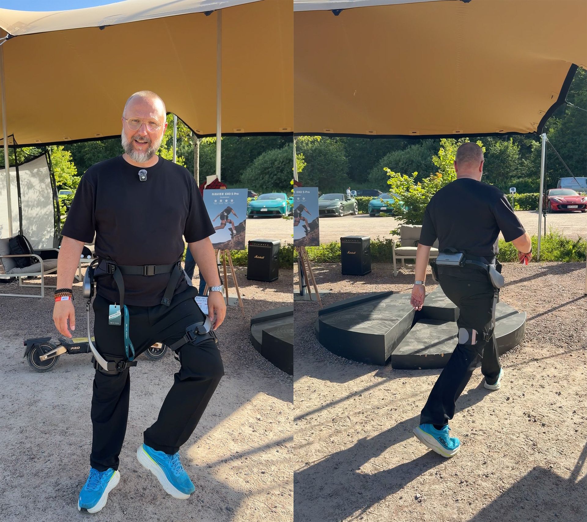 Jag har provat ett exoskelett