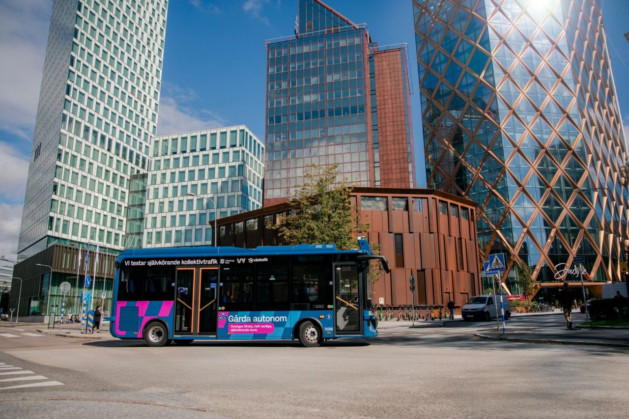 Tillstånd för självkörande buss i Göteborg återkallas