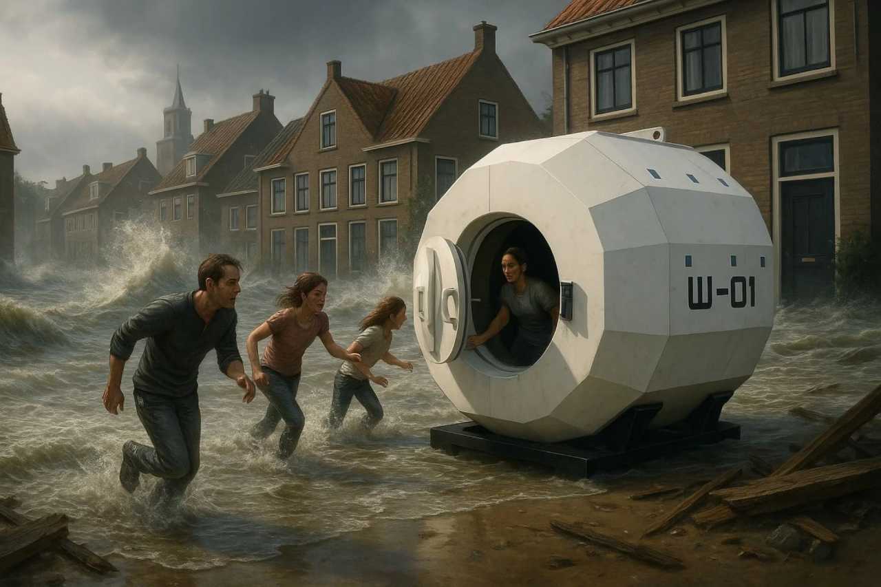 Franskt företag visar upp överlevnadskapseln LifePod