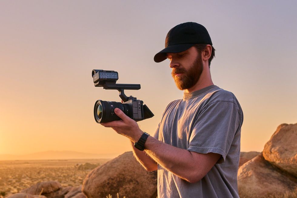 Sony visar upp proffskameran FX5