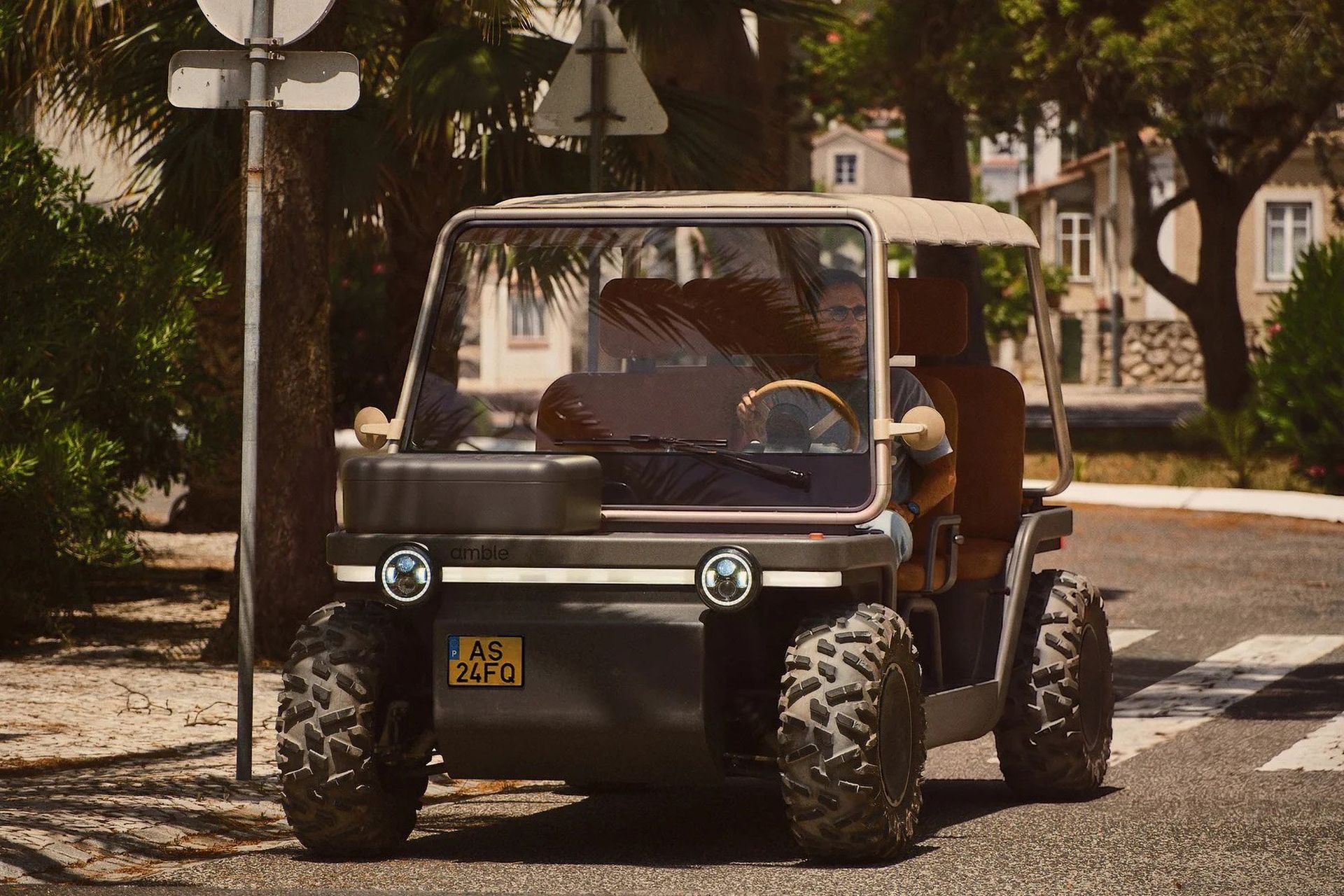 Amble One är en mix av en golfbil och en beach buggy