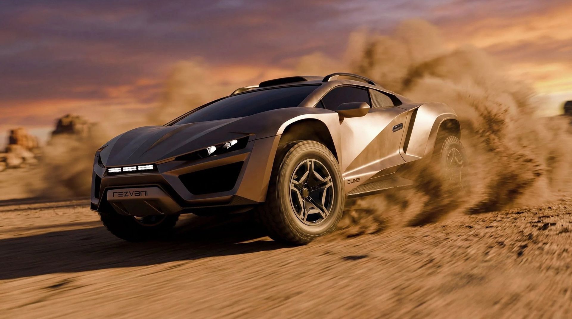 Rezvani Dune är en Lamborghini för öknen