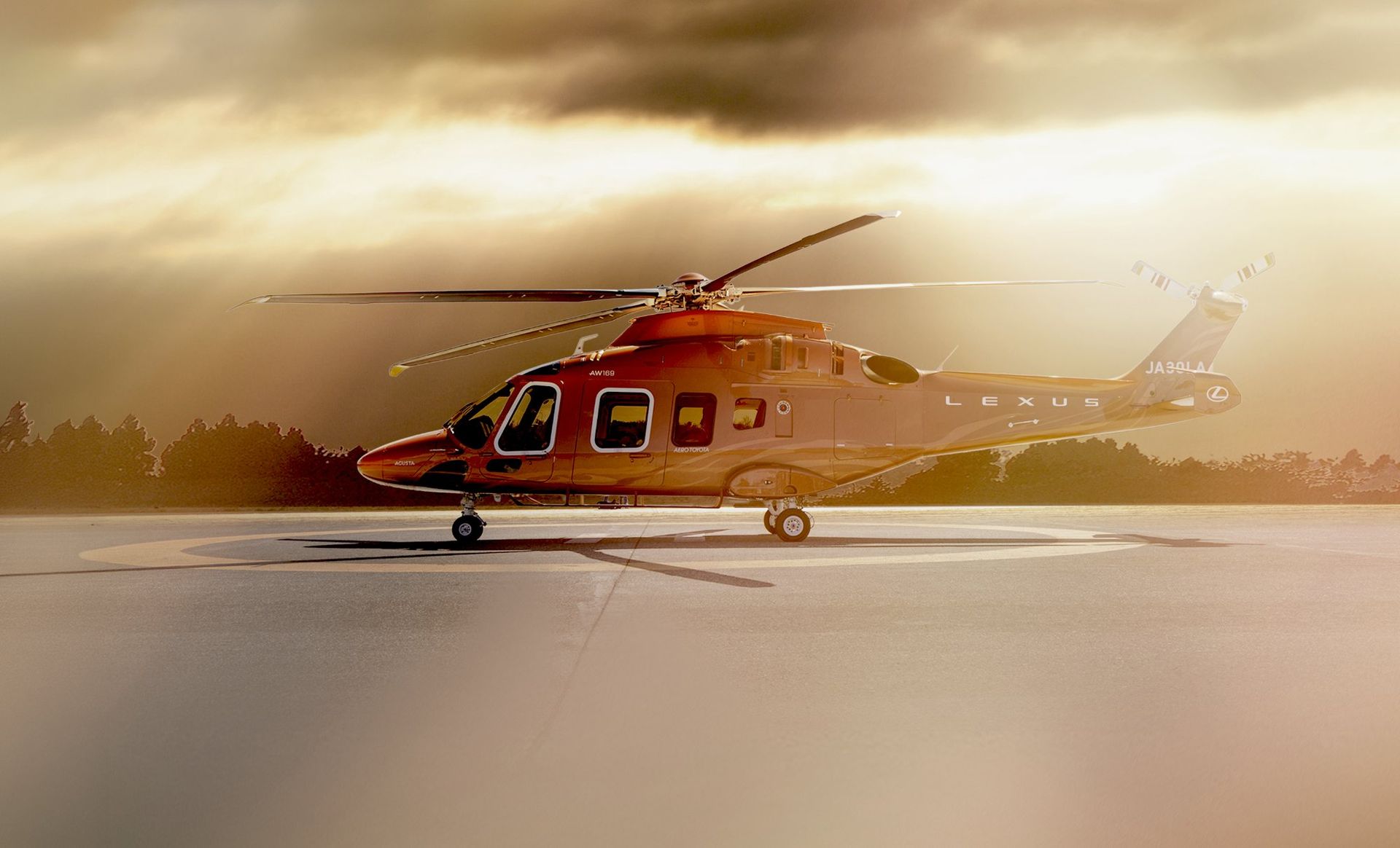 Lexus börjar erbjuda helikopter-service