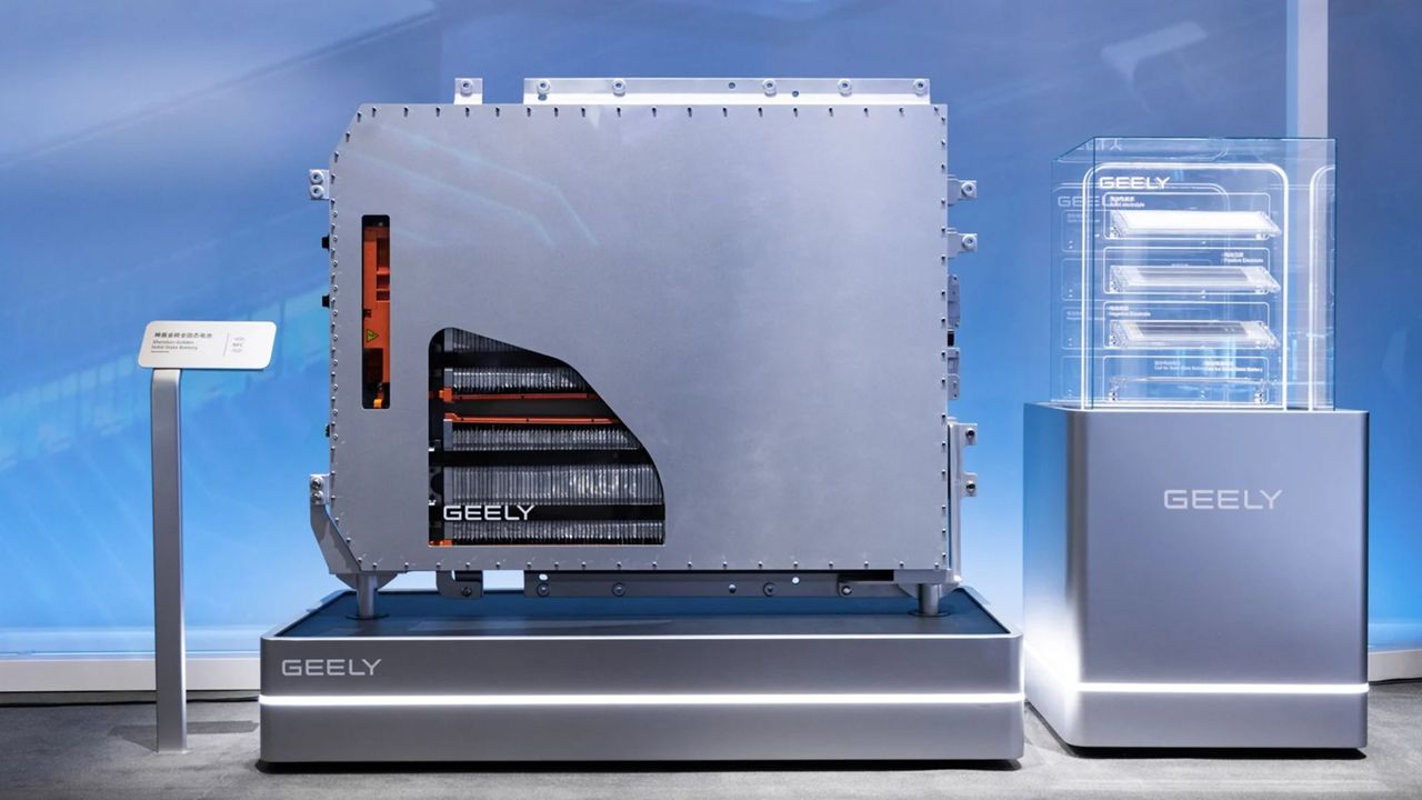 Geely börjar testa solid state-batterier 2027