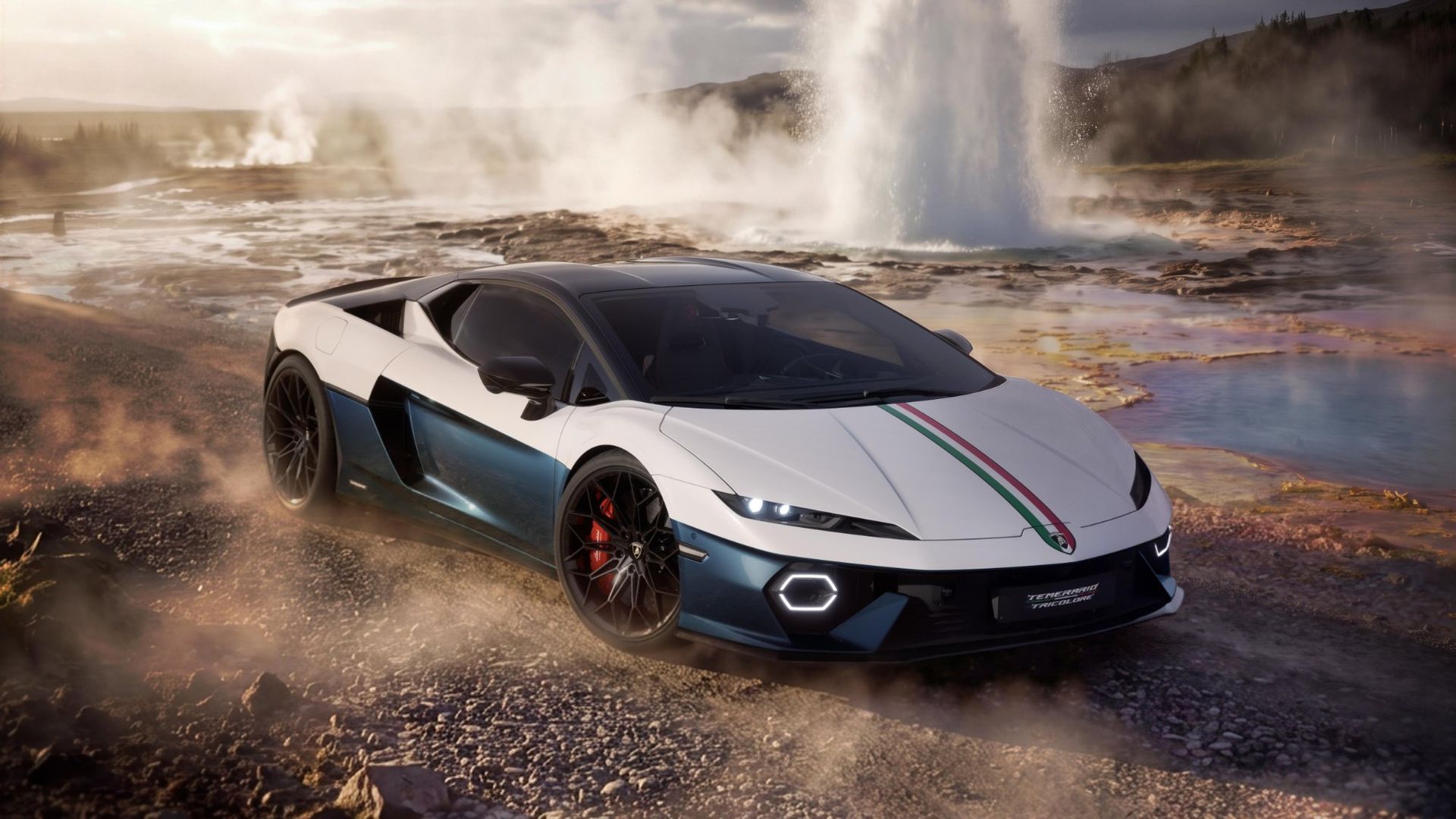 Lamborghini Temerario i Tricolore-utförande