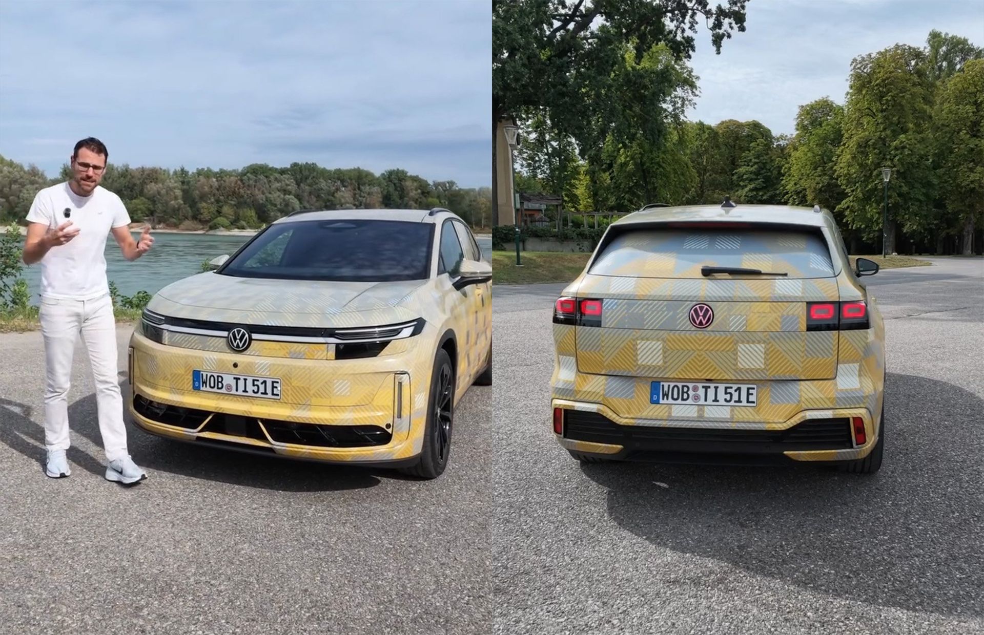 Första titten på eldrivna Volkswagen Tiguan