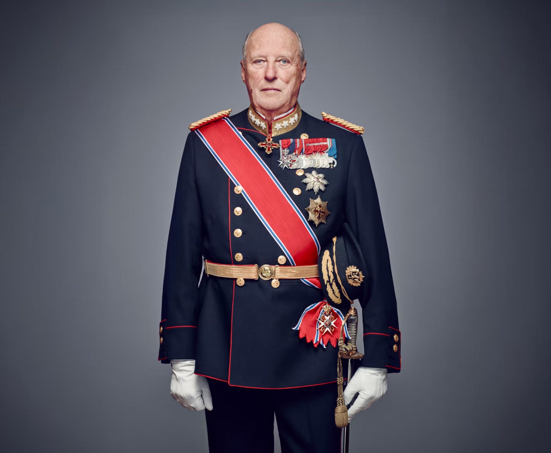 Norges kung Harald har dött
