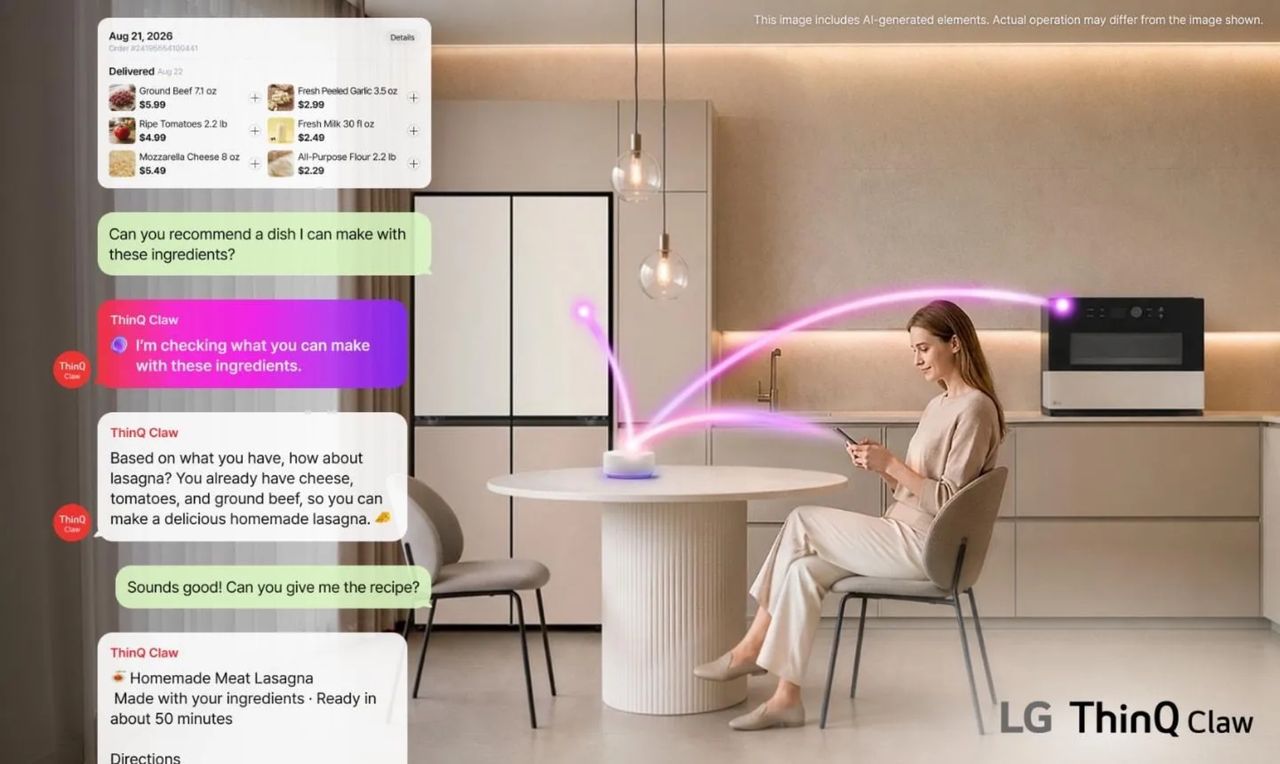 LG:s AI-assistent ThinQ Claw ska hjälpa dig i hemmet