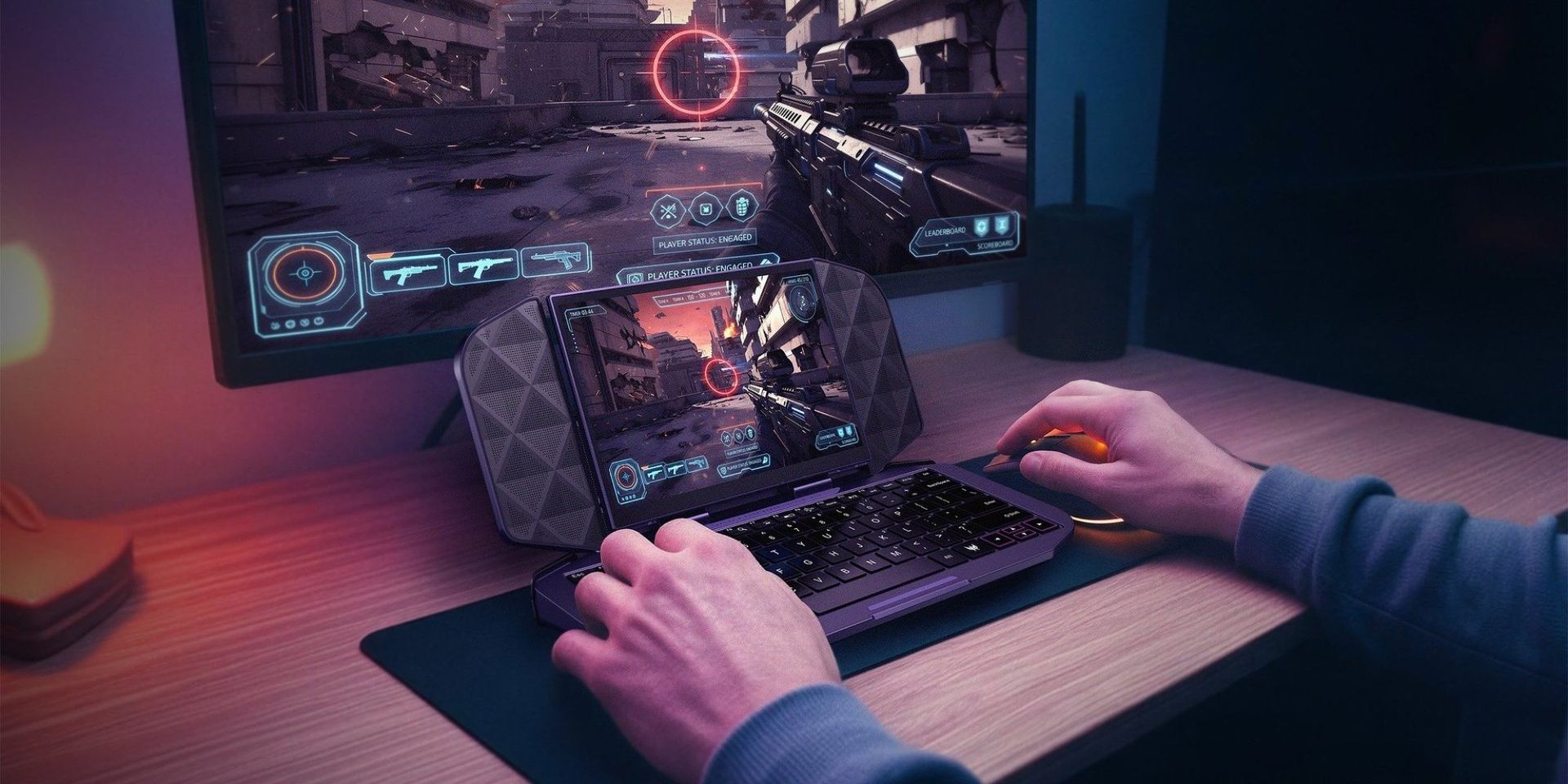 Acer visar upp handhållen PC med tangentbord