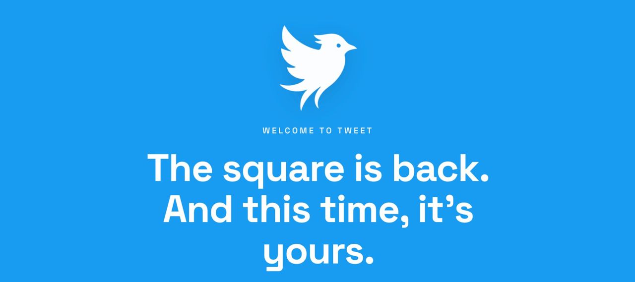 Nya Twitter byter namn till Tweet