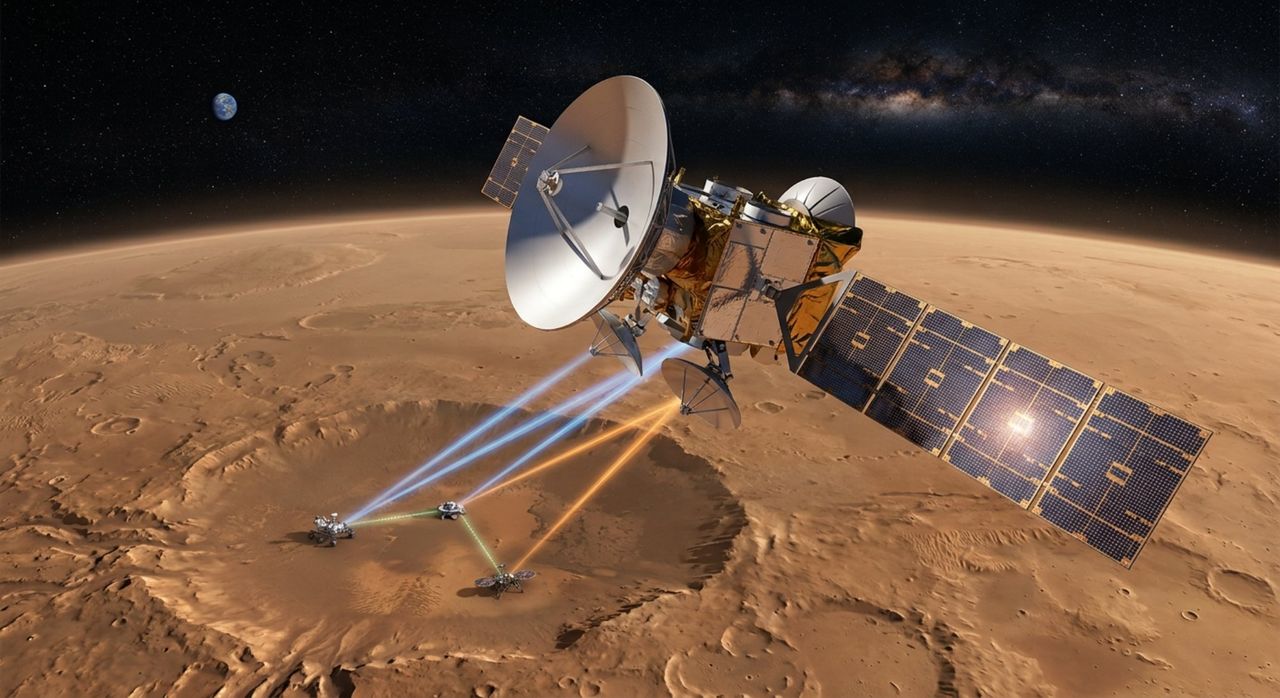 Blue Origin ska bygga telekomsystem för Mars