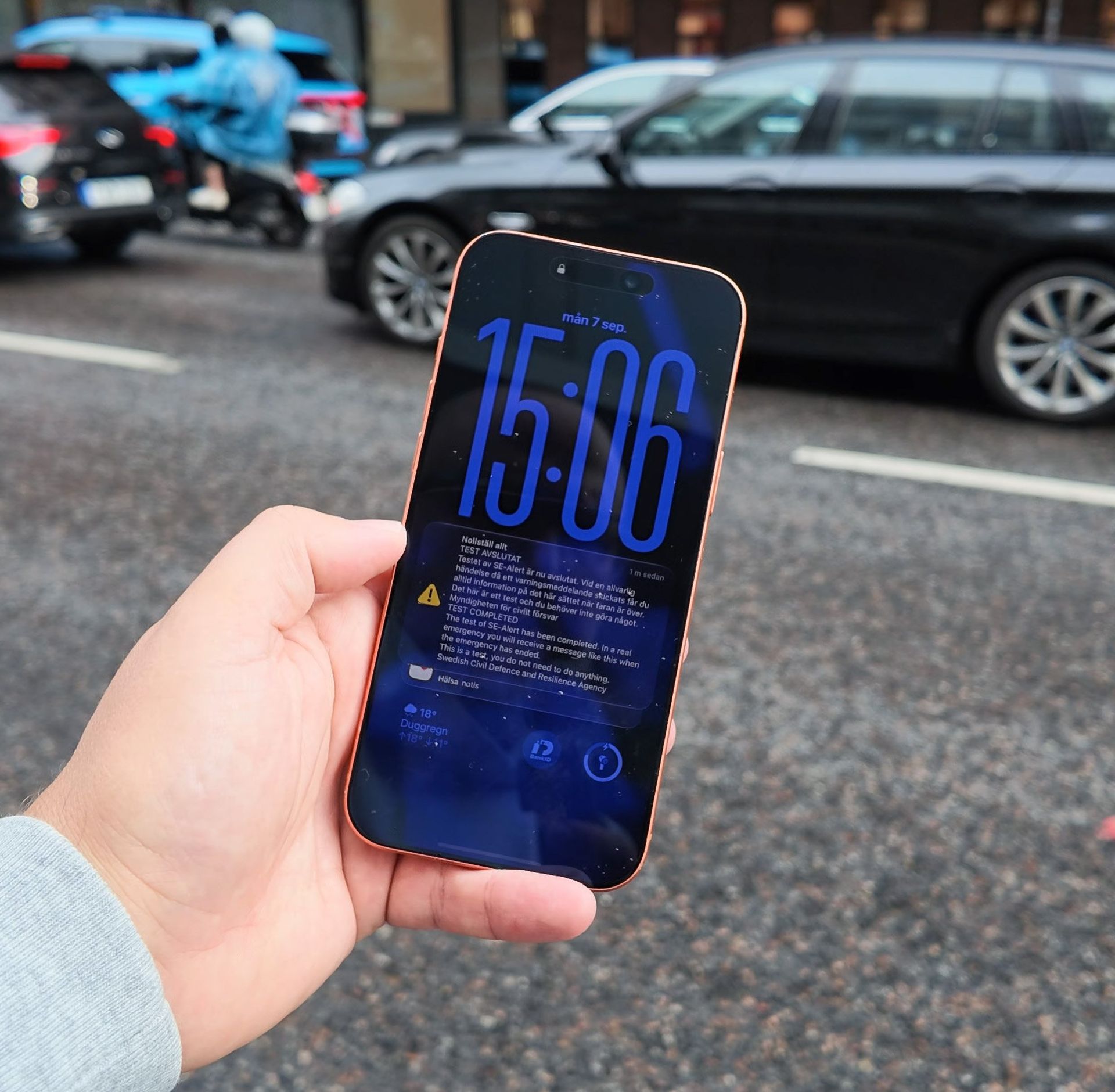 Idag tutade digitala hesa Fredrik för första gången