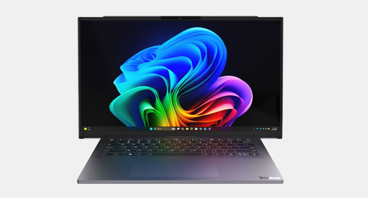 Lenovo visar laptop med skärm som kan expandera