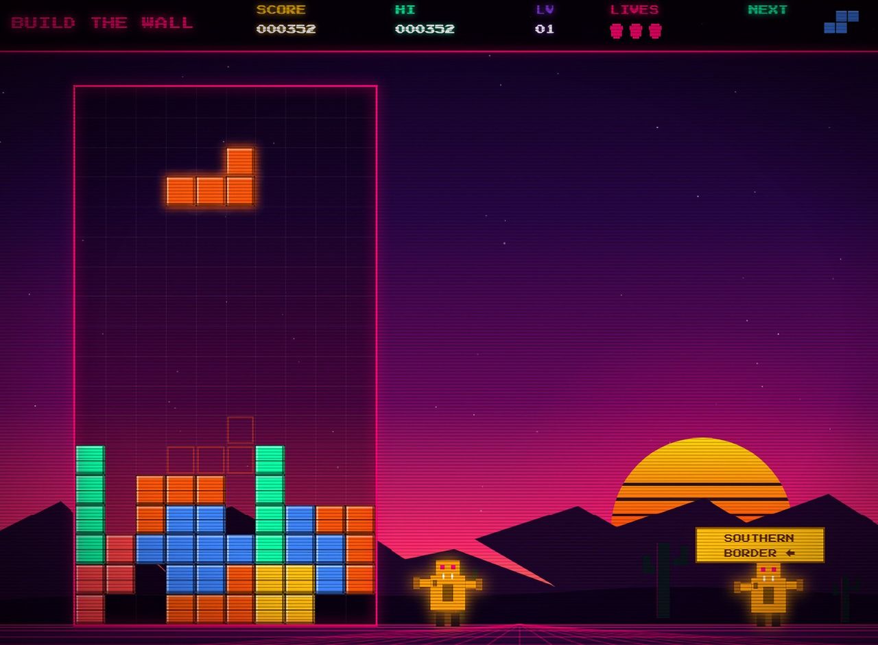 Vita Huset stänger ner sitt MAGA-Tetris
