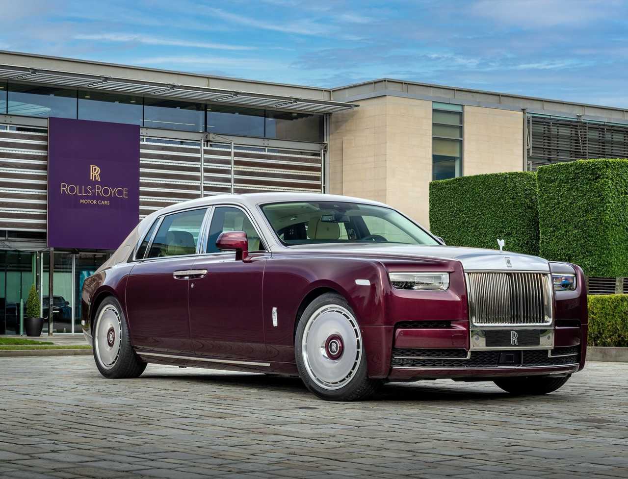 Rolls-Royce Phantom med kolibri-tema