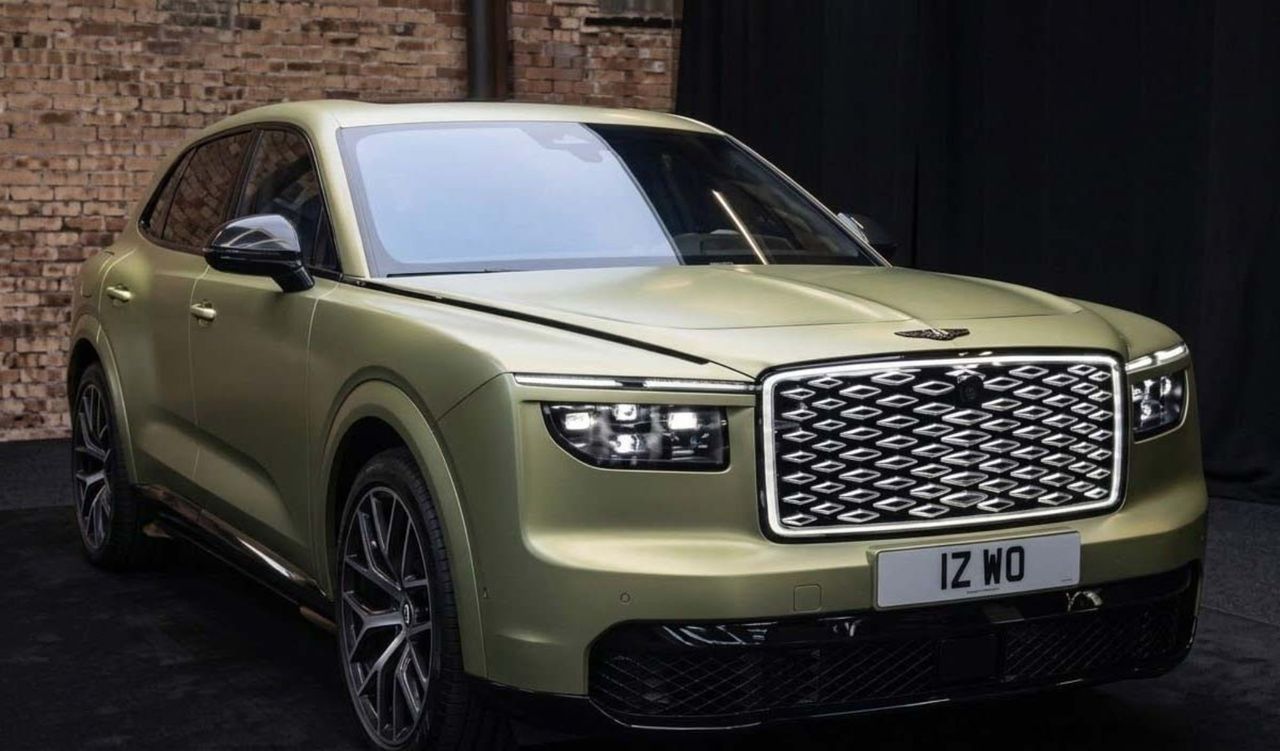 Så här ser Bentleys första elbil ut