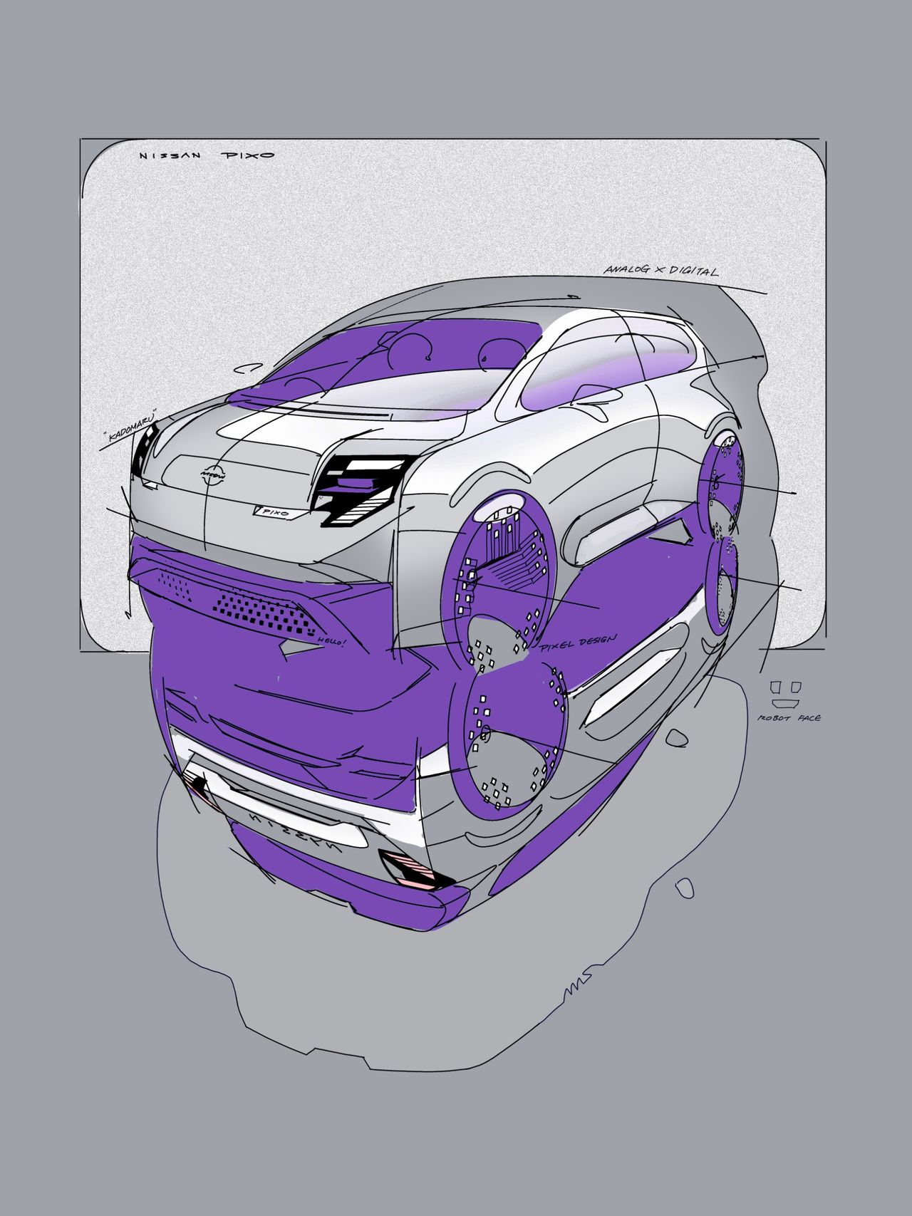 Nissan rullar ut lilla elbilen Pixo