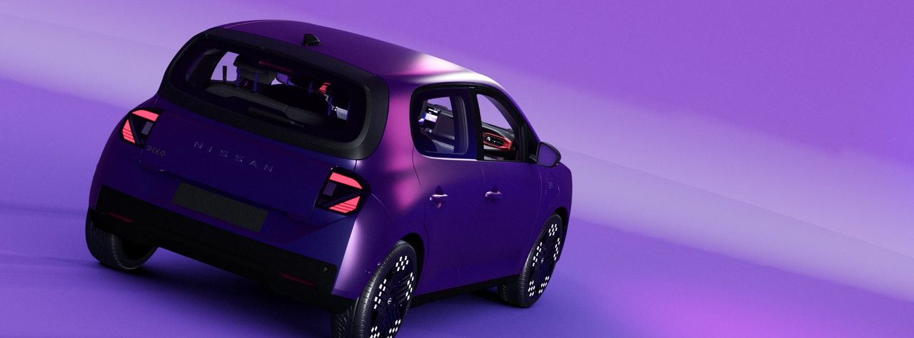 Nissan rullar ut lilla elbilen Pixo