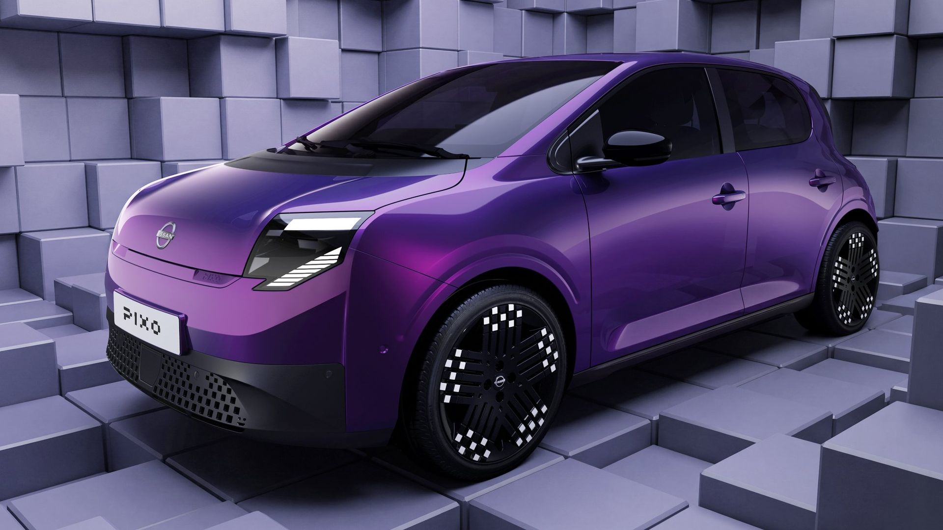 Nissan rullar ut lilla elbilen Pixo