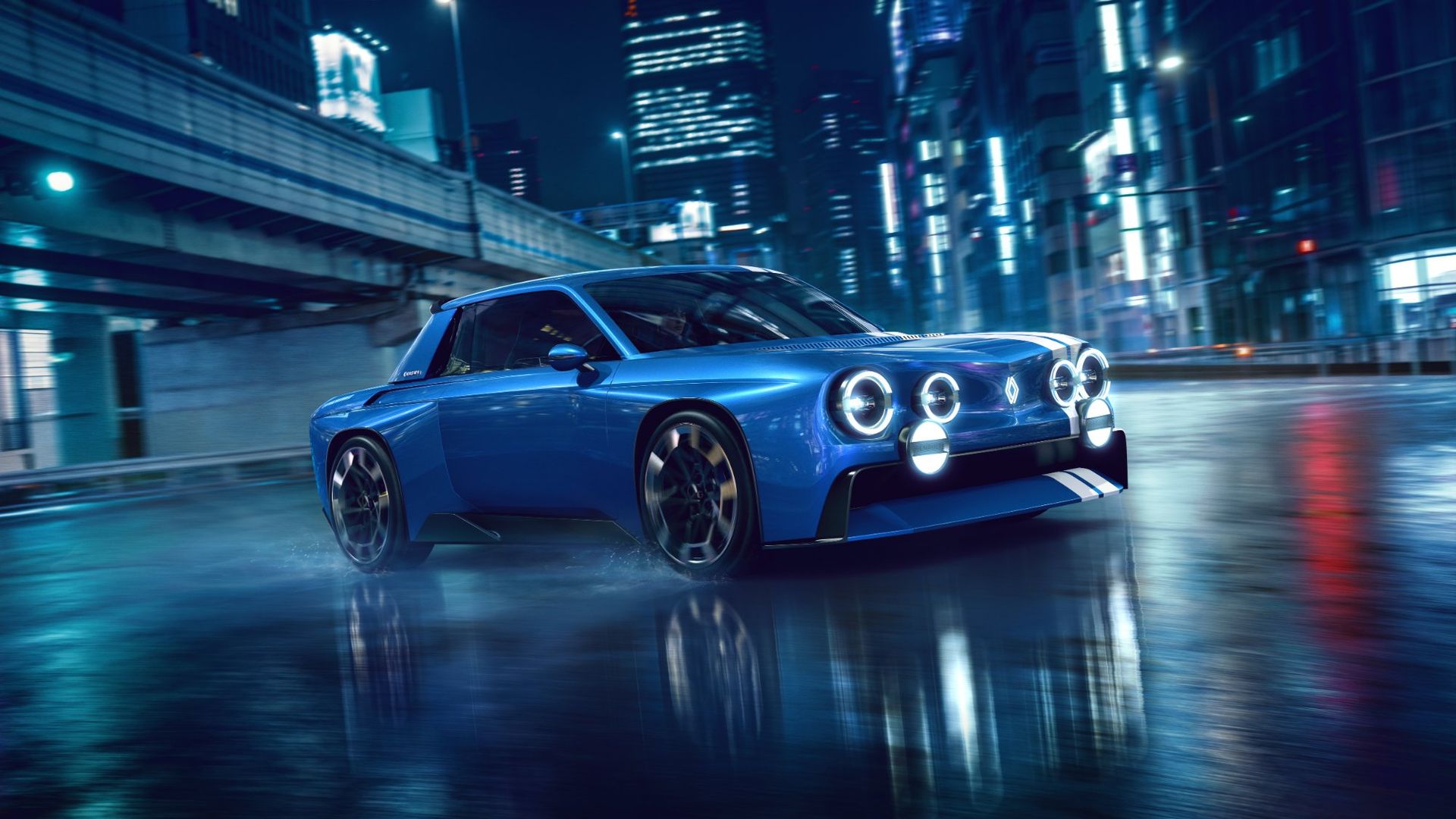 Renault hyllar 8 Gordini med elbilskoncept