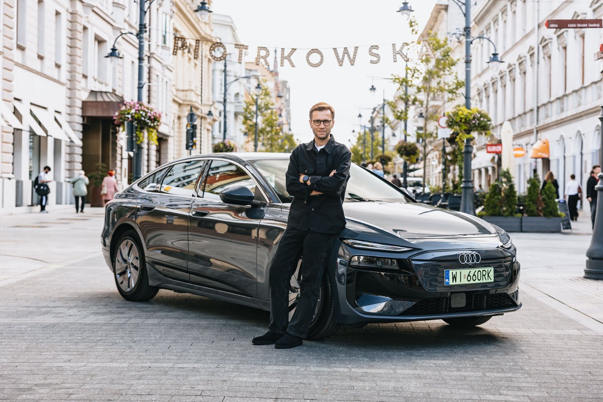 Eldriven Audi A6 kom 133,8 mil på en laddning