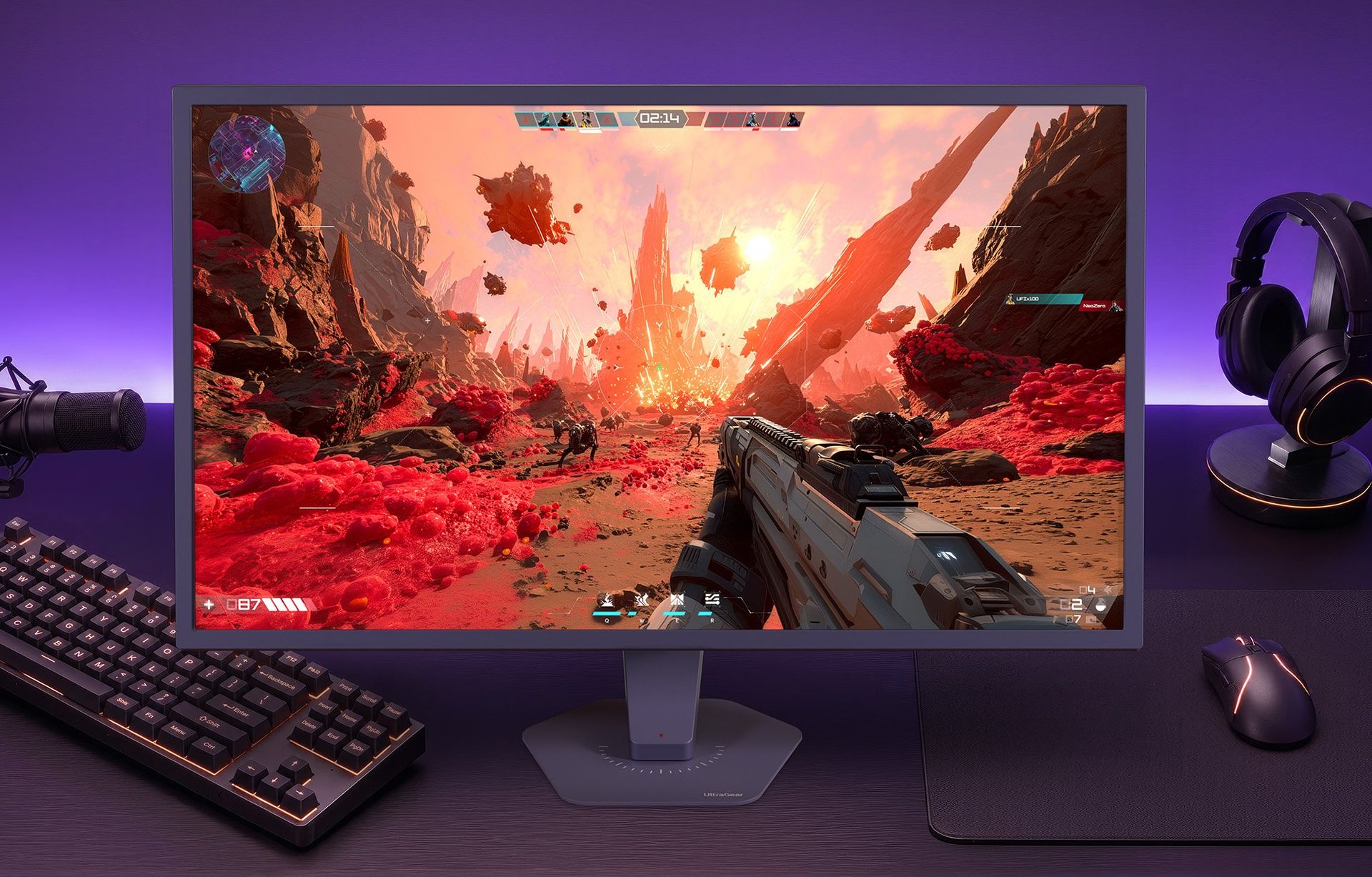 LG visar gamingskärm med 1000 Hz