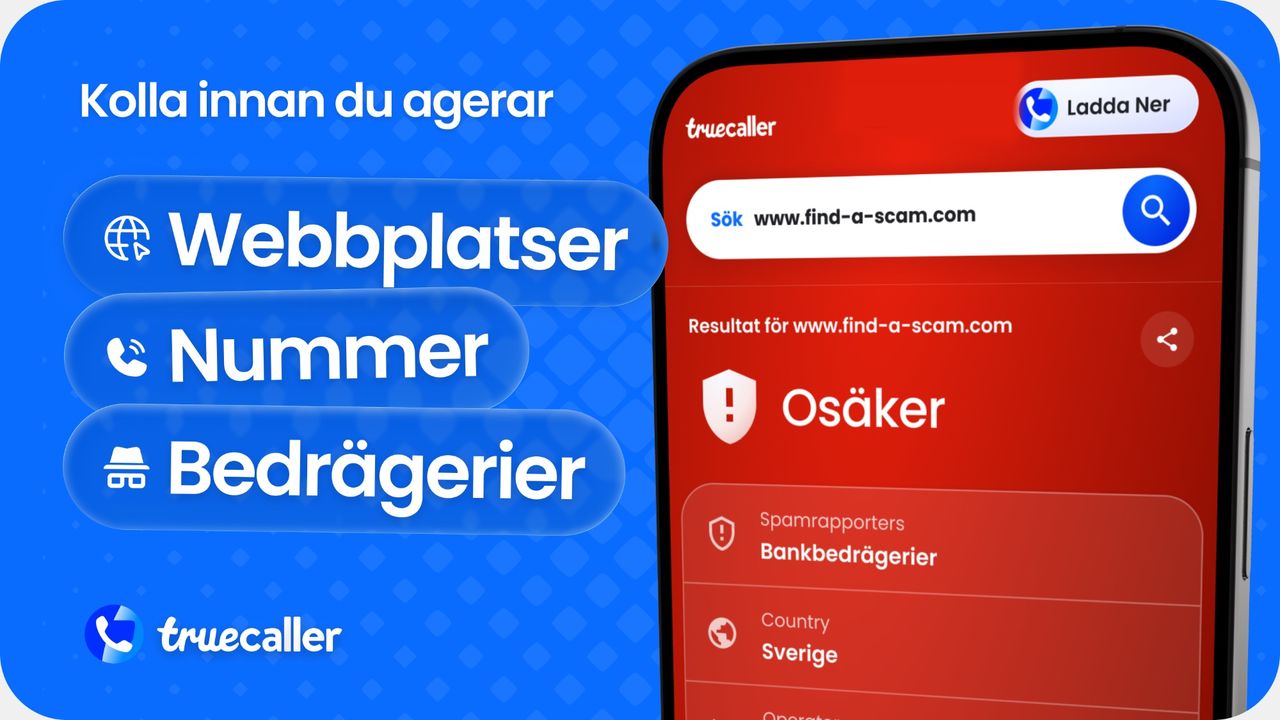 Truecaller lanserar Scam Checker