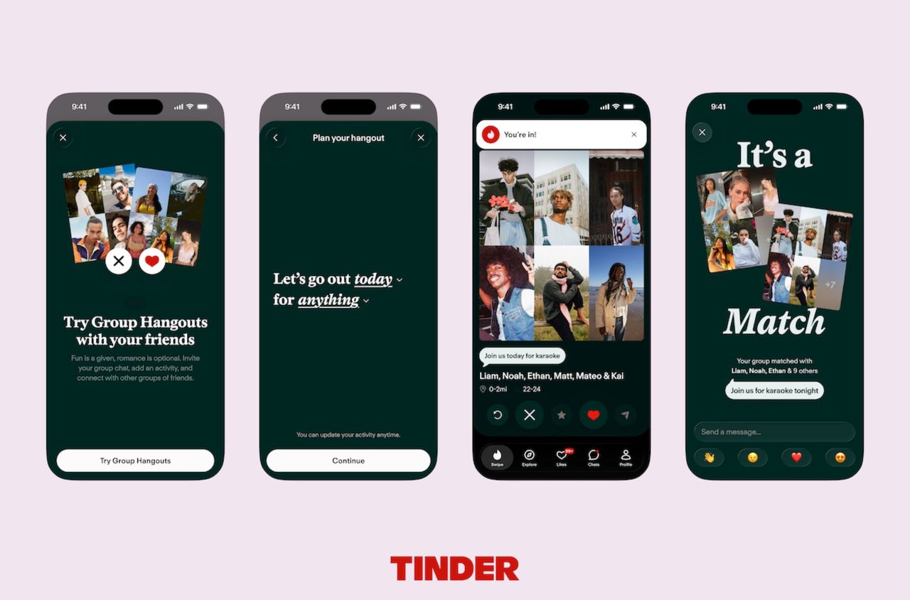 Tinder lanserar gruppdejting