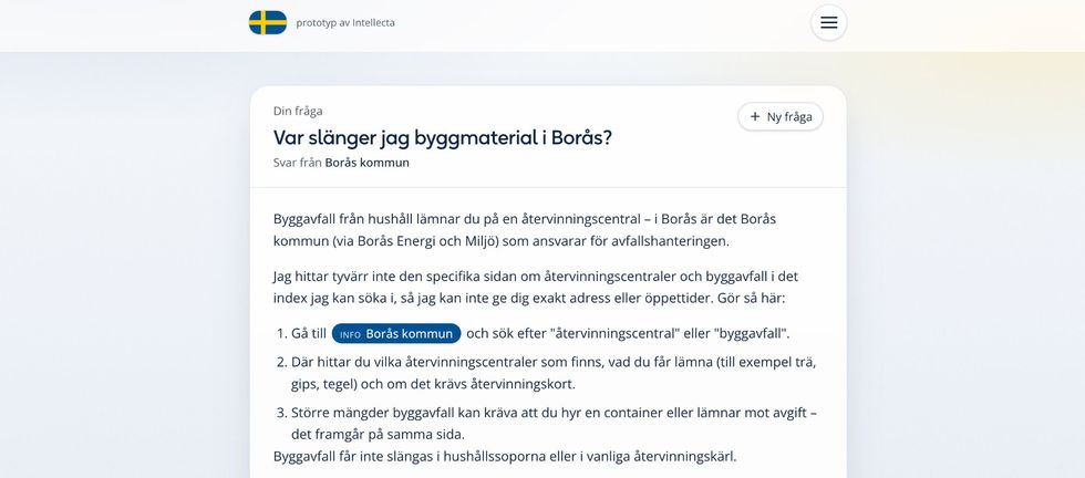 Fråga Sverige om Sverige