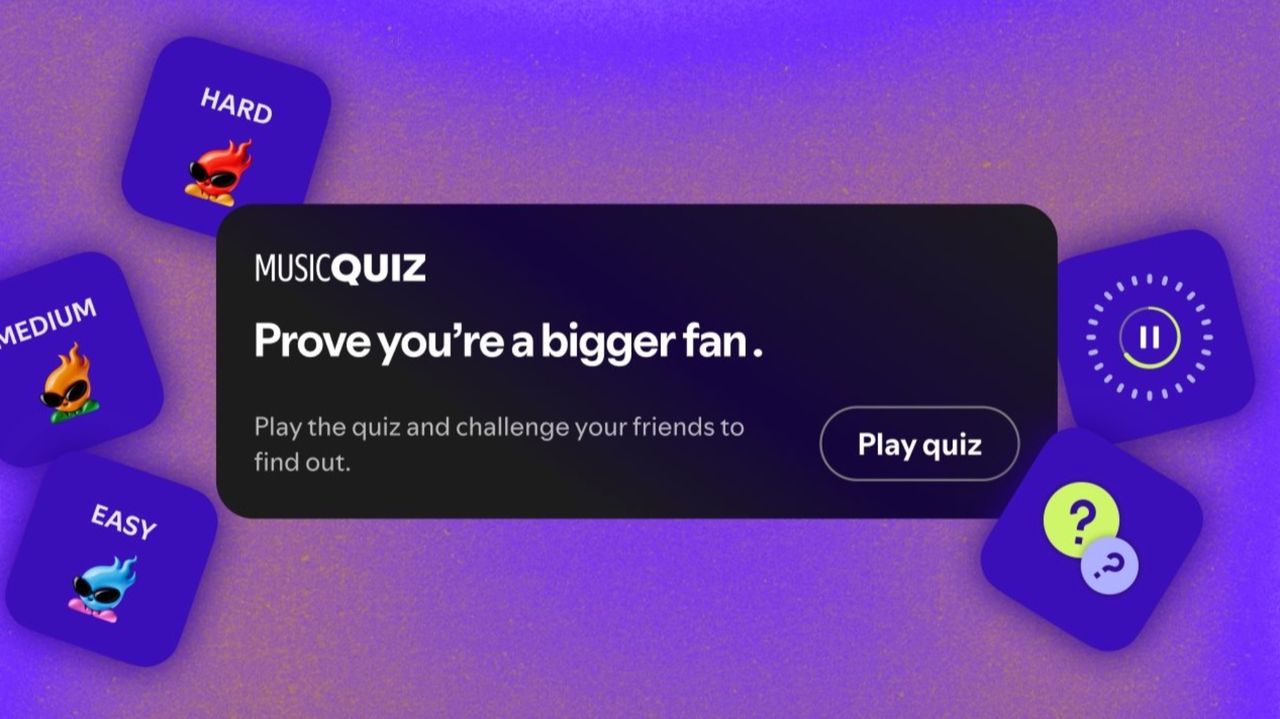 Spotify börjar med musikquiz