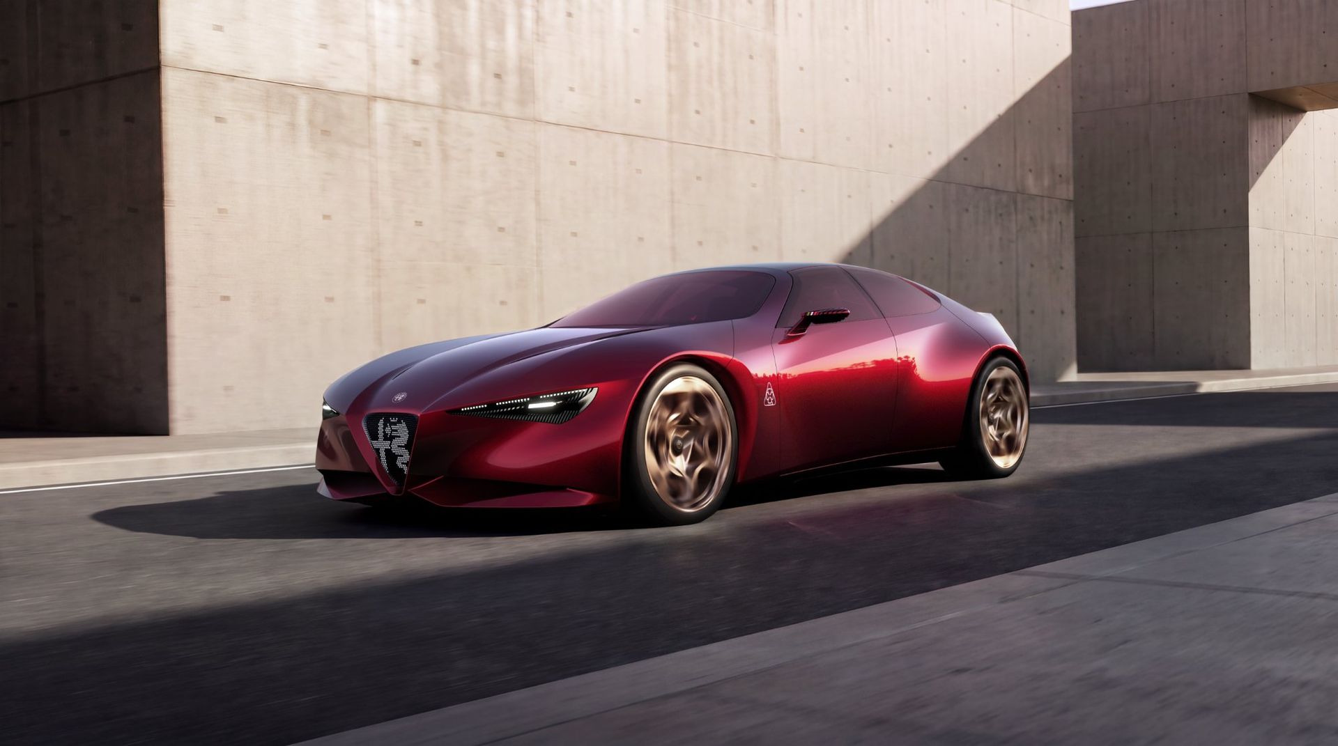 Läckra linjer på Alfa Romeo Cuorerosso