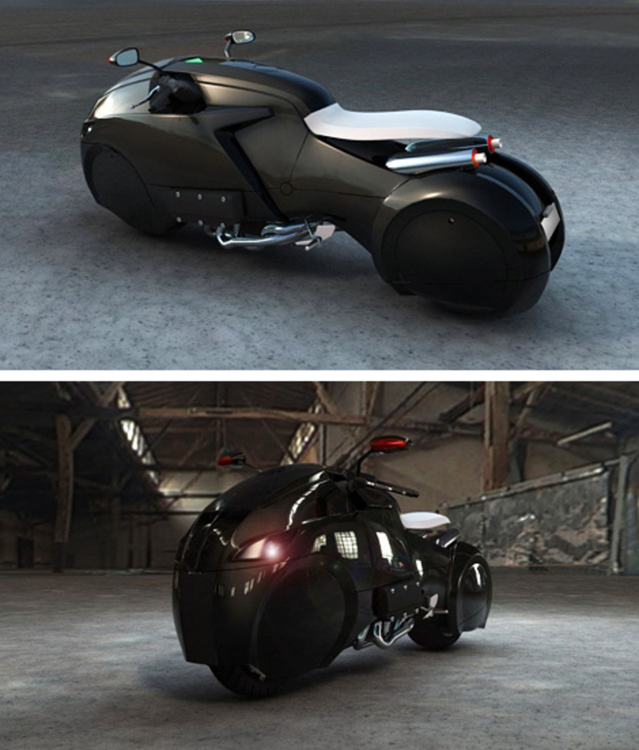 Härlig konceptmotorcykel