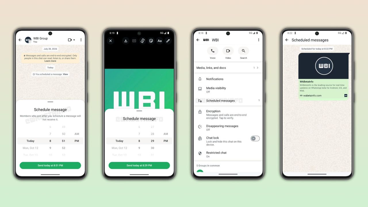 WhatsApp får funktion för schemalagda meddelanden