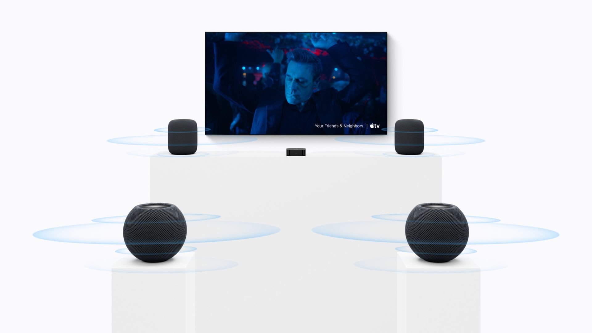 HomePod mini 2 kan användas som surroundhögtalare
