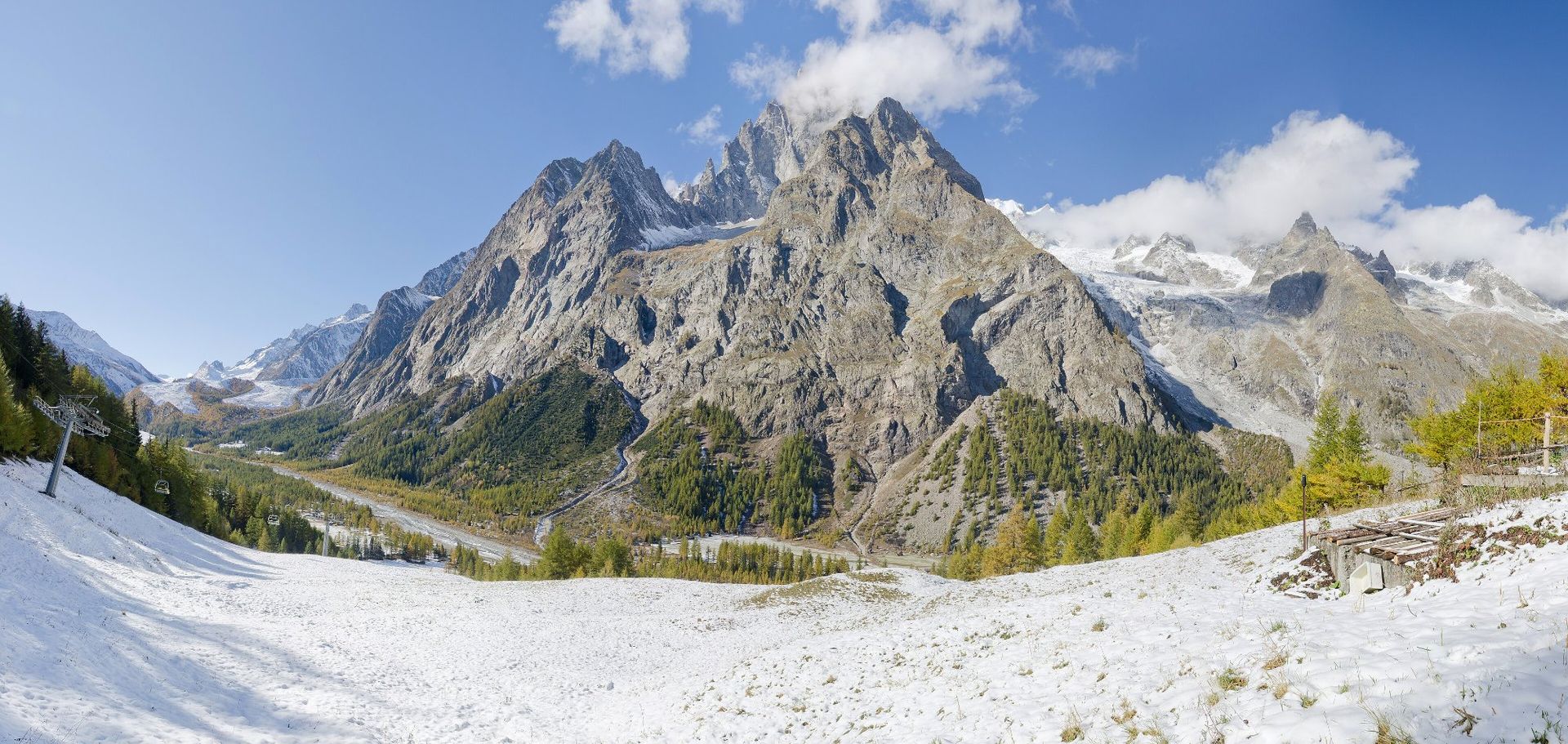Mont Blanc har växt två meter