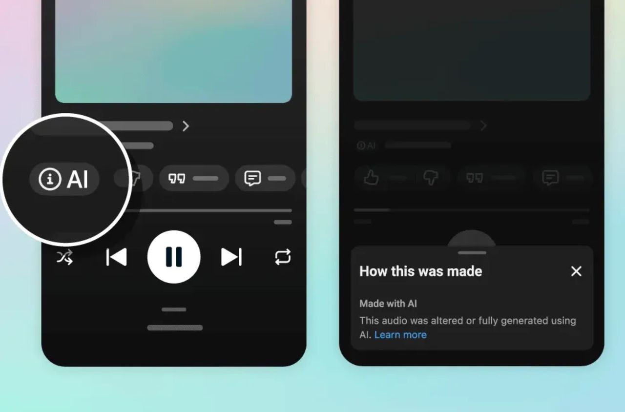 YouTube inför ny märkning för AI-genererad musik