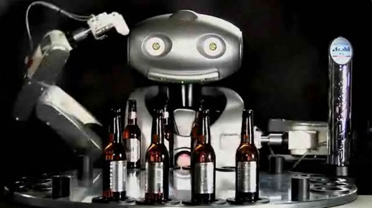 Mr. Asahi - bartender-robot