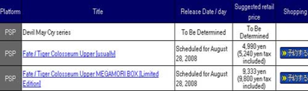 Devil May Cry till PSP?