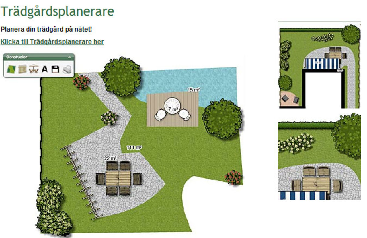 Planera din trädgård online