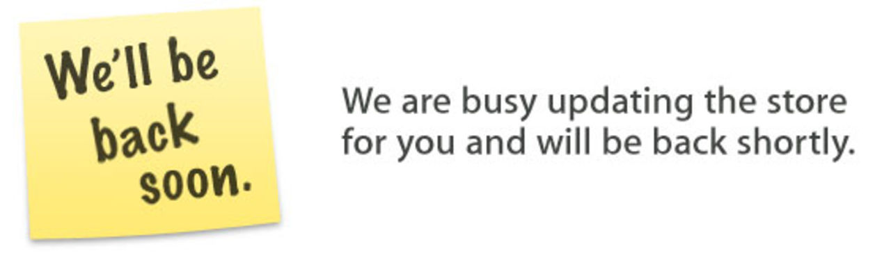 Apple Store nere - och uppe igen
