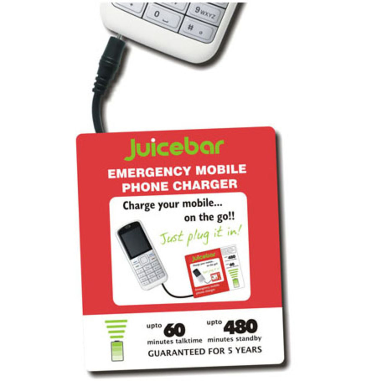 Engångsladdare till mobilen