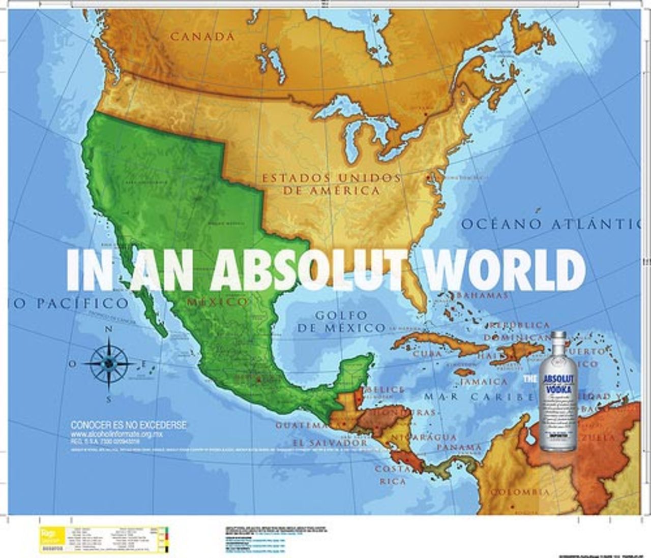 Absolut trampar på USA