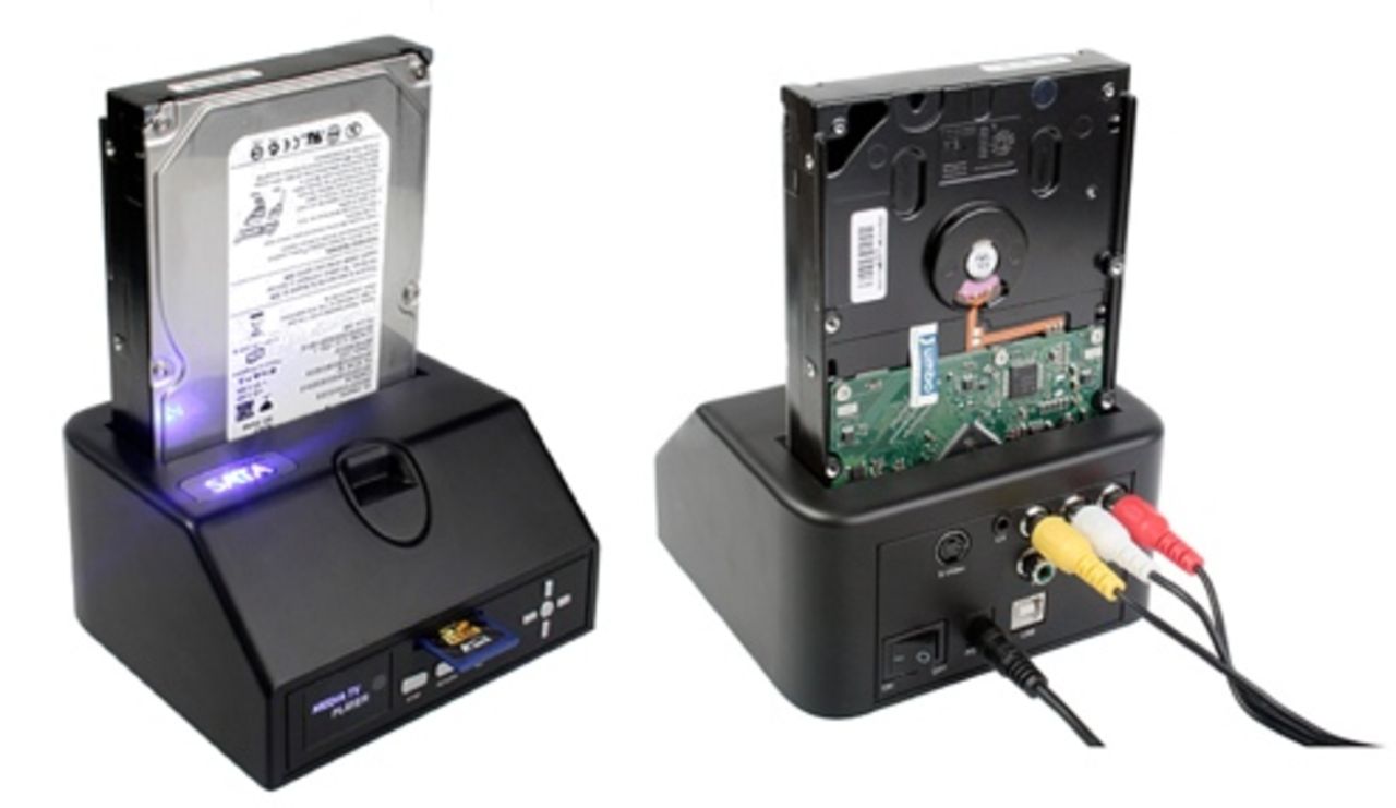 Hårddiskdocka blir mediaspelare