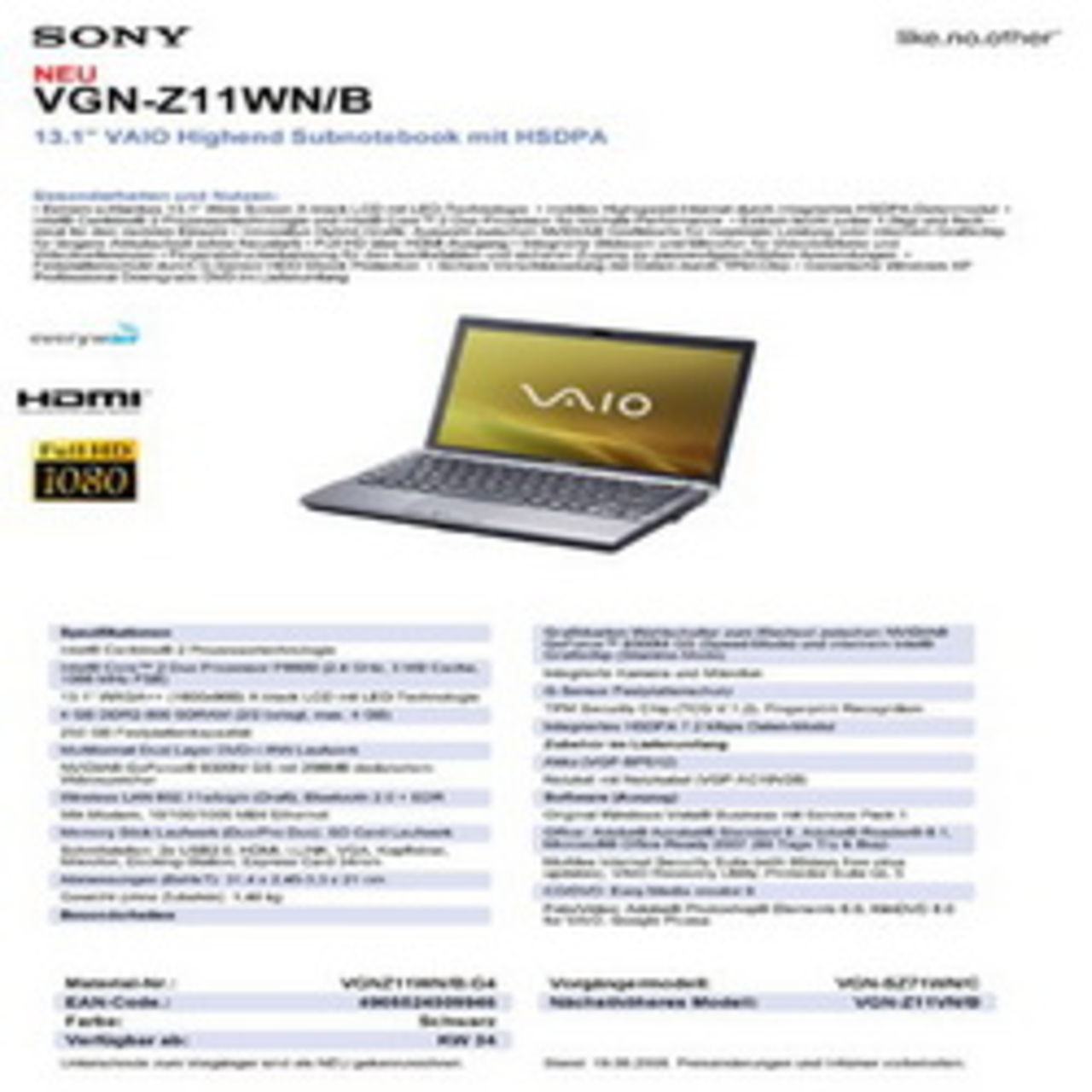 Sonys VAIO Z-serie