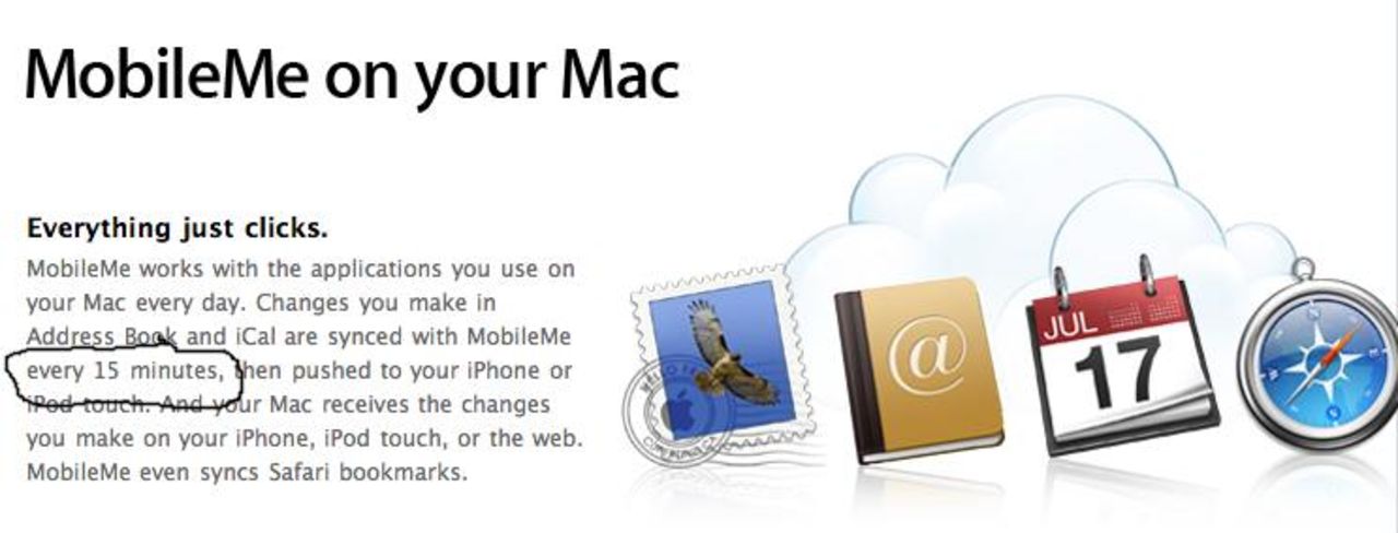 MobileMe knuffas inte lika mycket längre