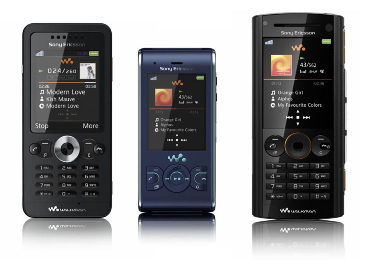 Tre nya telefoner från Sony Ericsson