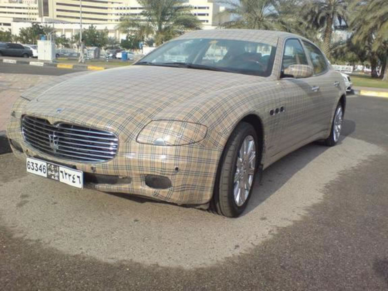 Maserati Quattroporte + Burberry