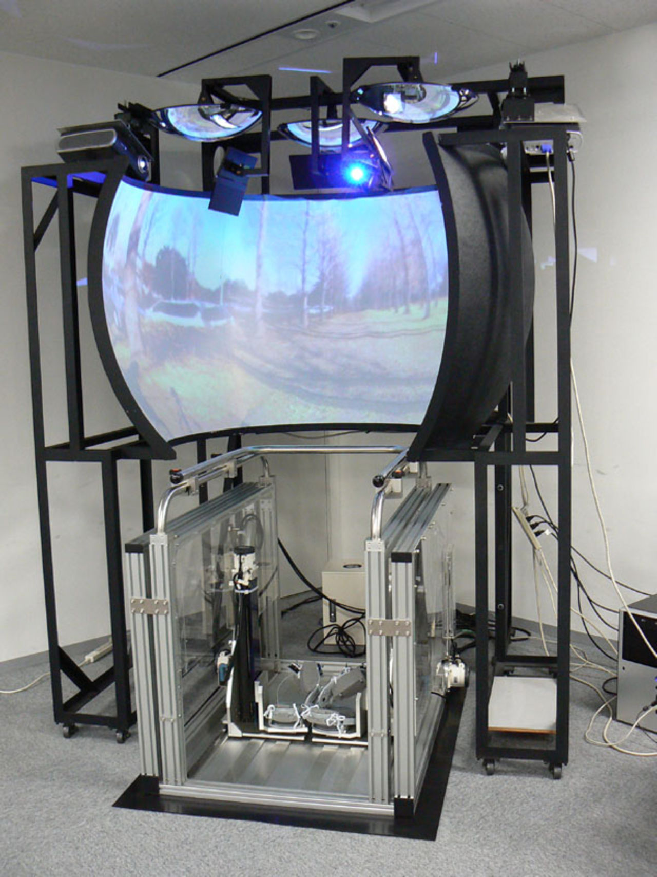 Virtual Reality-maskin för motionären