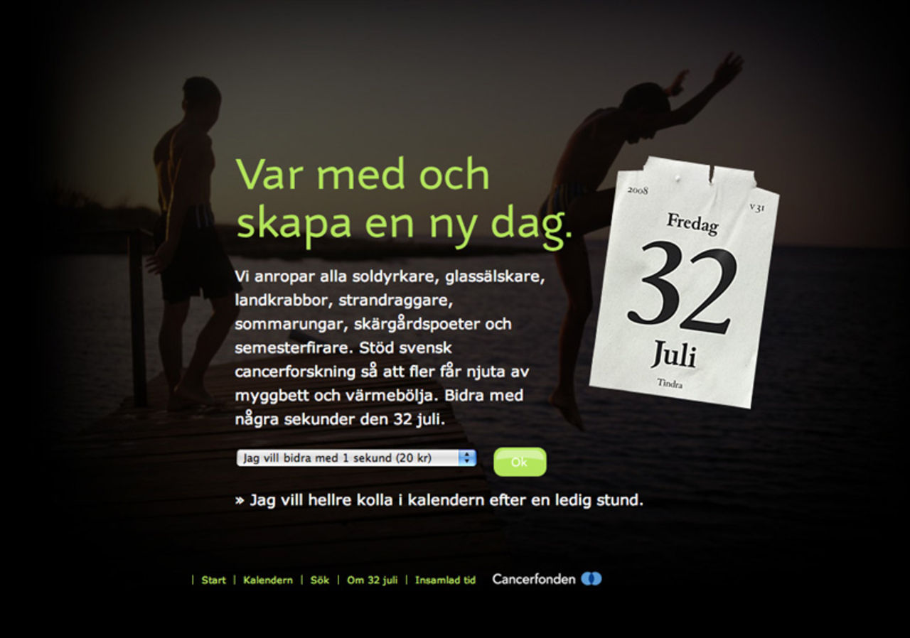 Köp en sekund av en ny dag